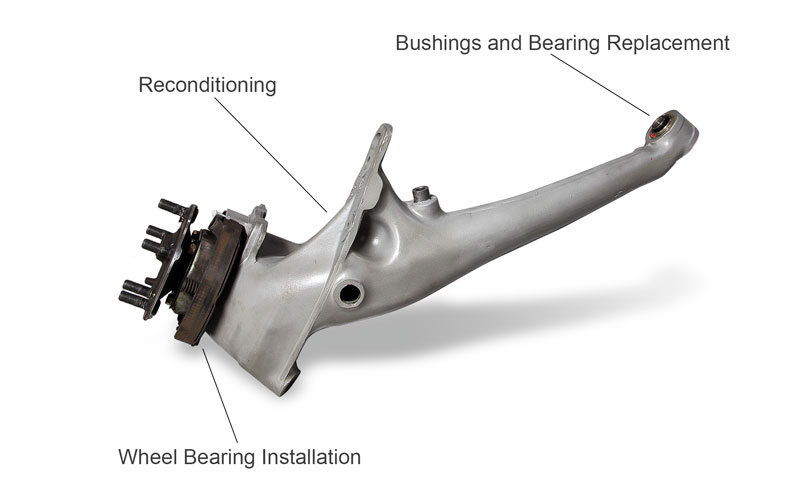 Trailing Arm Reconditioning Service for Porsches