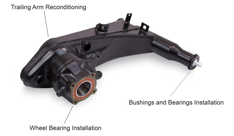 Trailing Arm Reconditioning Service for Porsches