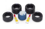 Rubber spring plate bushings for Porsche 944