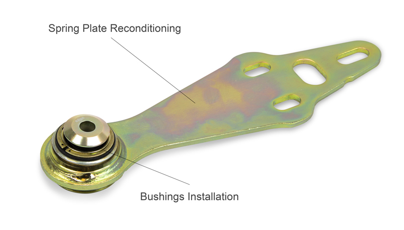 Spring Plate Restoration + New Bushings for Porsches