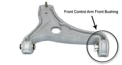 Front control arm front bushing for 964 location