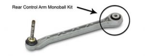 Rear control arm monoball kit for Porsche 993 installation