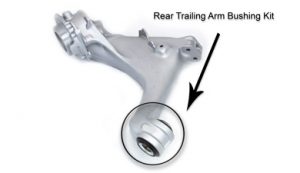 Rear trailing arm bushing location