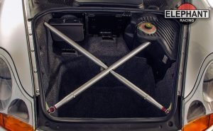 QuickChange™ strut brace / chassis brace installation for Porsche 996