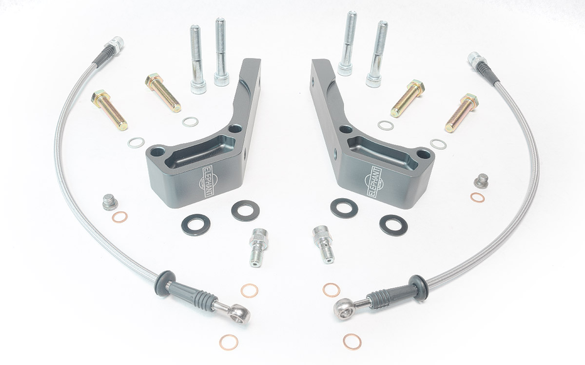 Rear 911 to Boxster Caliper Conversion Kit for Porsches