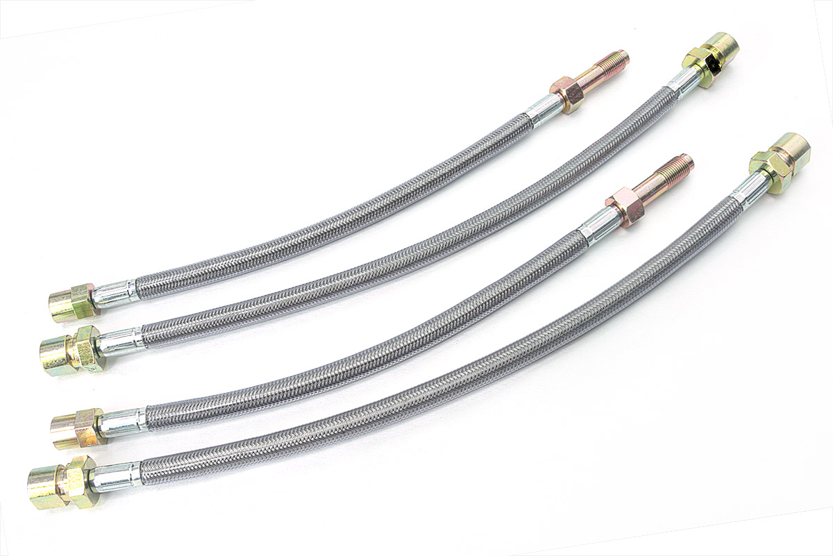 Braided Stainless DOT Brake Line Set for Porsches