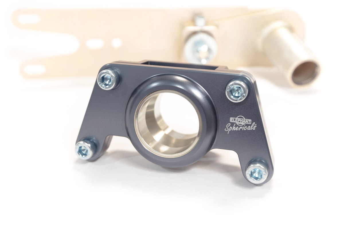 High performance spherical bearings for Porsche 911, 912, 930 springplates